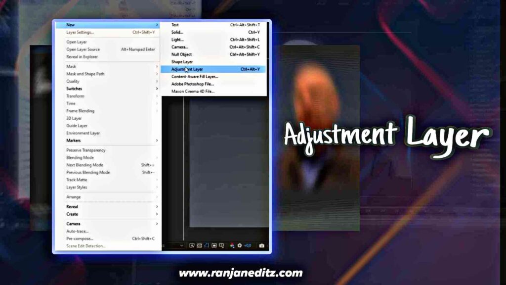 Add Adjustment layer