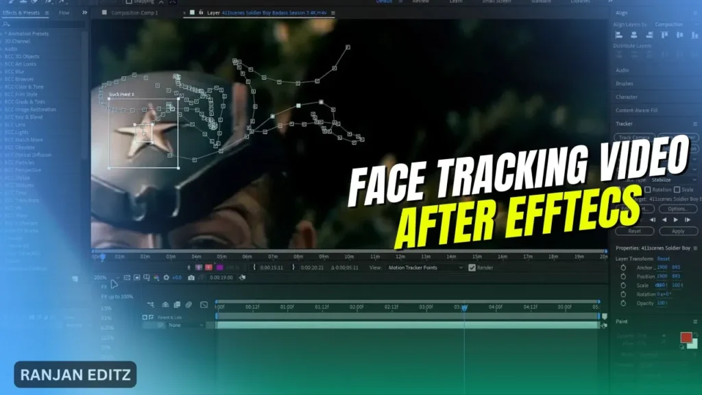 How to Make Face Tracking Video Editing in After Effects