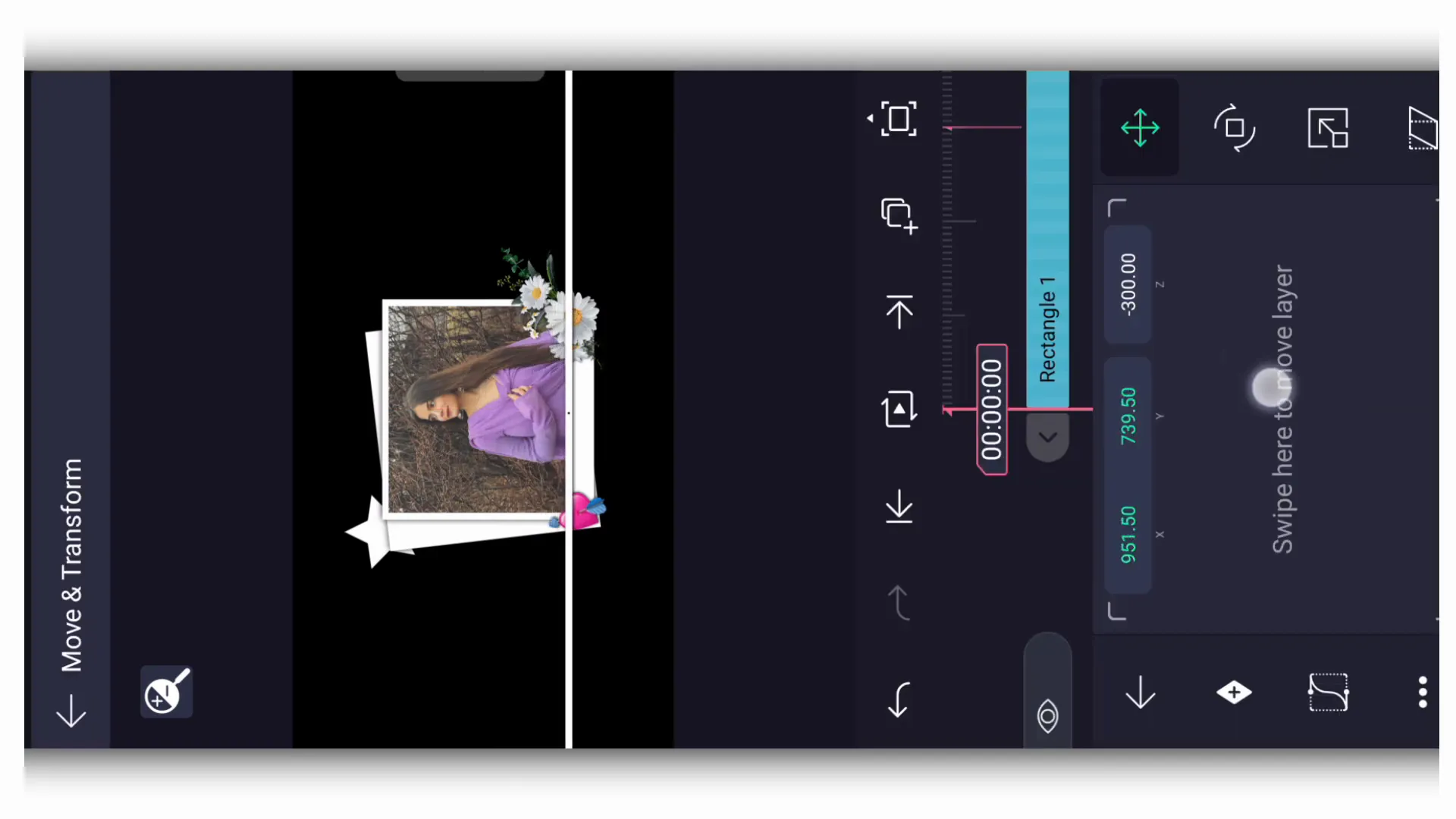 Editing rectangle shape in Alight Motion